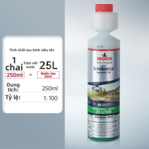 NIGRIN | Dung Dịch Rửa Kính Tập Trung Loại Bỏ Dầu Mỡ