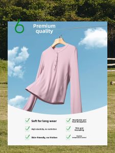 Beneunder | Slim Fit Long Sleeve V-Neck Henry Shirt Womens T-Shirt Autumn Winter Fashionable Casual Top Quality Material Regular Length