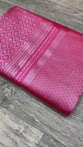 [Pre Order] 1 Minute Ready To Wear / Normal Banarasi Soft Silk Saree ~ Delivery Lead Time : 10 days
