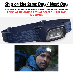 F0rcl@z HL100 USB Rechargeable Head Torch / Head Lamp 120 Lumens
