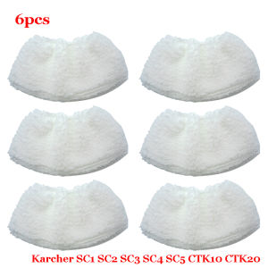 Accessories For Karcher SC1 SC2 SC3 SC4 SC5 CTK10 CTK20 Steam Cleaner Brush Head Mop Cloth Replacement Pad Cloths Spare Parts