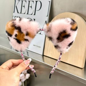 Phụ Kiện Tóc Tai Mèo Nhồi Bông Dễ Thương Cho Bé Gái Phụ Kiện Tóc Nữ Phong Cách Hàn Quốc Mới Về Dây Buộc Tóc Bằng Da Mới