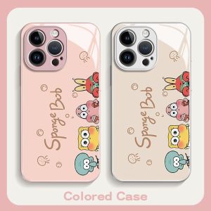 Sponge Bob Cartoon Phone Case for Xiaomi Redmi Note13 pro Supreme Edition Speedy Version Couples K70 Tempered Glass K60 K50
