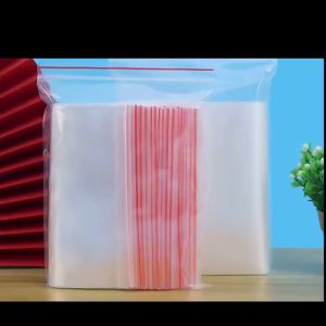 100pcs Reclosable Small Zip Lock Plastic Transparent Bags / Food Grade Kitchen Vacuum Storage Bag / Stand Up Pouch Plastic Zip