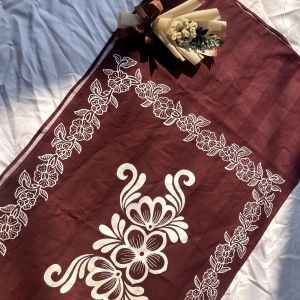 Bedong Bayi Halus Panjang 160cm Motif Batik Bunga Tulip