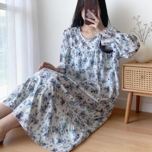 KASIHAN | Anti-Visible Dot Satin Sleep Dress Summer
