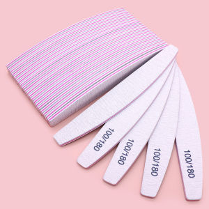 10/5 Chiếc Rất Nhiều Dũa Móng Tay Bộ Chuyên Nghiệp Acrylic Giấy Nhám Cắt Da Tẩy Đệm Dụng Cụ Làm Móng Tay Thuyền Phong Cách 180/100 Nhám