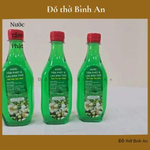 Nước tắm Phật lau ban thờ hương hoa bưởi - Đồ thờ Bình An - Decor Phong thủy