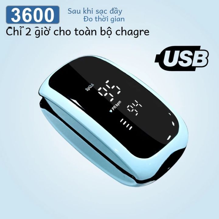 Máy Đo Nồng Độ Oxy Trong Máu Bằng Đầu Ngón Tay Có Thể Sạc Lại Dành Cho ...