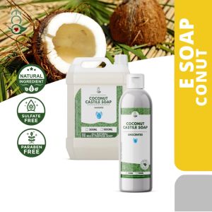 Eco Love All Natural Coco Castile Coconut Liquid Soap UNSCENTED Natural Soap Multipurpose Soap Bath