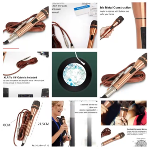 C7 5mwire Home KTV Karaoke Conference Keynote Speech Professional Wired Dynamic Recording Microphone