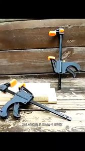 F Clamp Klem 4 INCH: Aksesoris Kerja Kayu & Alat Penahan Kayu