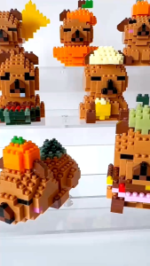 [Nano Block] Capybara Animal Mini Bricks Cartoon Dolls Building Block