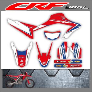 Honda CRF 300L decals stickers laminated
