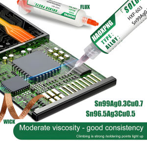 Lead Free High-Temperature Solder Paste Solder Paste With Silver Content Of 0.3/3% Accessory Needle Tube BGA Soldering Flux