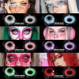 EYESHARE Halloween New Color Contact Lenses Blue Cosplay Anime Contact Red Lenses Purple Eyes Contact Pink Beauty Makeup Lenses
