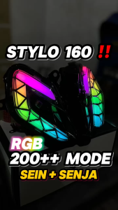 X-Case Lampu Sein Sen Depan Honda Stylo Xcase X Case Model Hexa RGB Connect 200 Mode Magnet App Sein Running ZXD 179 ZXD179