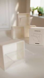 กล่องจิ๋ว กล่องเก็บของมินิ กล่องจิ๋ว กล่องเก็บเครื่องเขียน หูฟัง เครื่องสำอาง มินิมอล แบบติดผนัง เปิดหน้า