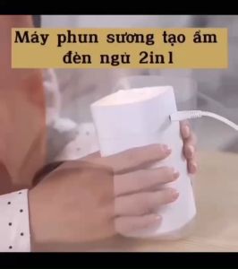 Máy Tạo Ẩm Khuếch Tán Tinh Dầu Mini 300ml – Phun Sương Siêu Mịn Không Ồn Có Đèn Cổng USB Tiện Lợi