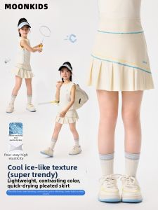 Moonkids | Cool and Quick Dry Tennis and Badminton Skirt for Girls