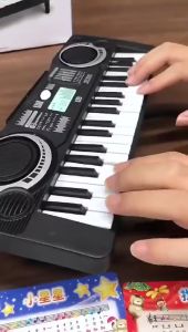【Local Delivery】37 Keys Kids musical toy Piano Keyboard for Kids Keyboard Piano Electronic Musical Instrument children simulation piano introductory learning