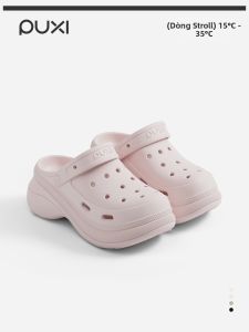 PUXI | Height-increasing Slip-resistant Platform Clogs 7cm