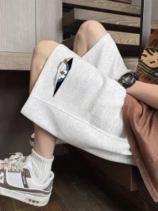 Quần Short Cotton Nguyên Chất Cỡ Lớn Cho Nam Mùa Hè Thường Ngày Rộng Rãi Thể Thao Quần Dài Năm Điểm Cho Cặp Đôi