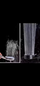 High Pressure Shower Head 4 In1 Shower Set With Two Way Angle Valve For Bathroom 5 Modes Adjustable