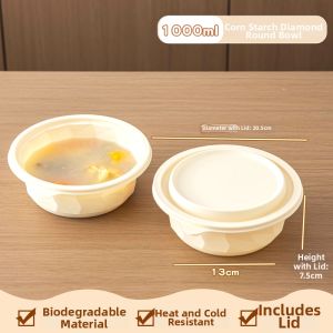 MEIDI | Biodegradable Microwaveable Disposable Meal Prep Box