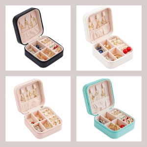 Hộp Đựng Trang Sức Du Lịch Mini Hộp Đựng Trang Sức Du Lịch Nhỏ Hộp Đựng Trang Sức Di Động Hộp Đựng Đồ Du Lịch Mini Hộp Đựng Trưng Bày Di Động Cho Nhẫn Bông Tai Dây Chuyền Quà Tặng