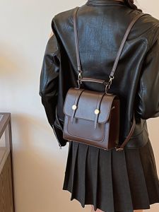 Túi Đeo Vai Đôi Phong Cách Anh Quốc Cổ Điển Cho Nữ Túi Du Lịch Cầm Tay Mới 2025 Túi Học Sinh Đa Năng Túi Đựng Sách Túi Đeo Vai Thường Ngày