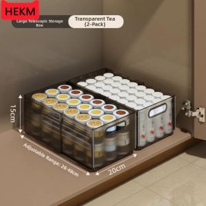 JUNHUIDA | Extendable Drawer Kitchen Storage Organizer