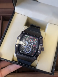 CQ309 Fashion Mens Watch Waterproof Night Light Calendar Wine Bucket Silicone Strap Quartz Watch Mens Watch Best Choice for Gift Giving Occasions