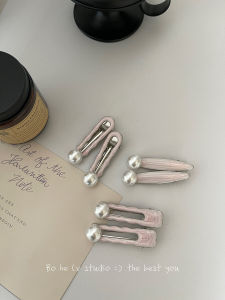 กิ๊บติดผมโลหะรูปไข่มุกสีน้ำ Saly กิ๊บติดผมสำหรับผู้หญิง ชิ้นส่วนผมแบบมีขอบ ชิ้นส่วนผมแบบติดบนศีรษะ ชิ้นส่วนผมแบบติดด้านหลังศีรษะ