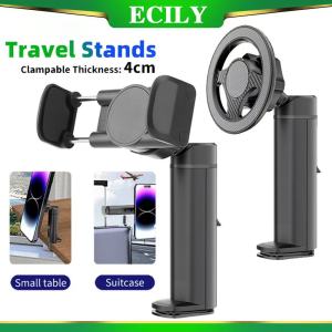 Ecily Giá để điện thoại MAG/netic máy bay giá đỡ điện thoại cho xe hơi ghế sau 360 ° xoay du lịch Điện thoại bàn núi giá có điều chỉnh