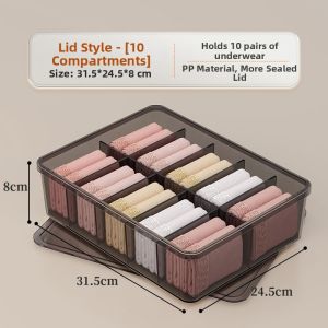 JOYBOS | Underwear Organizer Box For Wardrobe With Compartments