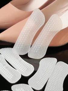 Set 2 Miếng Dán Gót Giày Silicon 4D Chống Đau Chân Size XS Miếng Lót Giày Êm Chân Mỏng Nhẹ Tái Sử Dụng Chống Tuột