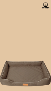 WOWPET Petfy Love Slumber Premium Pet Bed - 900D Oxford Waterproof Chew-Resistant All-Season Dog & Cat