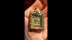 LP Koon Bronze Medal (Increase Wealth & Attract Money Luck) Thai Amulet 龙婆坤自身招财佛牌