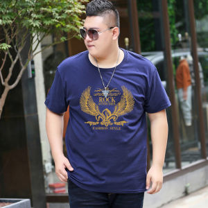 Summer Mens Short Sleeve T-shirt Top Overweight Man Loose Casual Bottoming Shirt plus Size Cotton T-shirt Half Sleeve Clothes