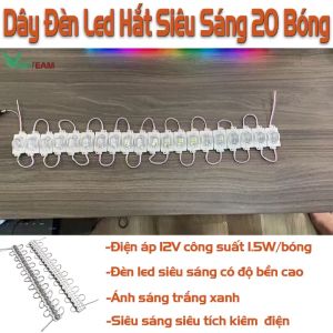 Led rọi mắt trâuled hắt rọi lúp cao 1 mắt siêu sáng Led mắt trâu công suất 15W(vỉ 20 bóng)