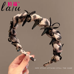 Bengal Tiger Print Hairband Womens High Hairline Face Washable Daily Wear Butterfly Knot Hairband Fashionable Hair Accessory