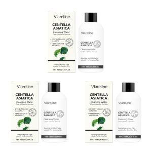 VIARELINE | Centella Asiatica Facial Makeup Remover Gentle Cleaning Oil Control Shrink Pores Non Irritating Moisturizes Makeup Removal Water