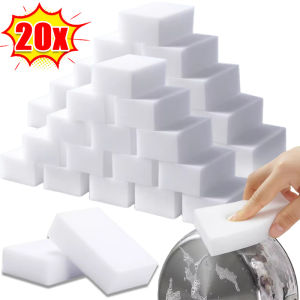 10/20pcs Magic Sponge Eraser / Water Absorbent Dishwashing Sponge / Grease Dirt Stain Removal Cleaner / for Kitchen Office Bathroom Cleaning