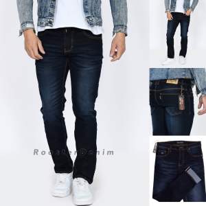 RoosterDenim Celana Jeans Pria Skinny Stretch Denim Panjang Slimfit