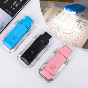 Mini USB Rechargeable Foldable LED Eye Protection Book Clip Light Brightness Adjustable Reading Lamp Outdoor Emergency Night Lights