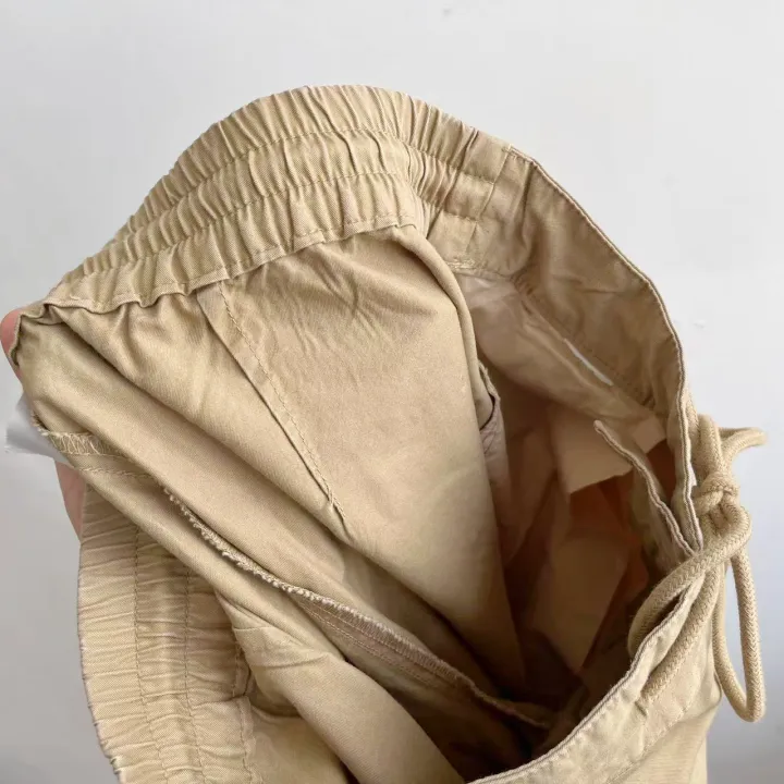 High%20Waist%20Comfortable%20Women's%20Workwear%20Pants%20Tencel%20Cotton%20Loose%20Casual%20Versatile%20Elastic%20Waist%20Skin-friendly%20J25-3%20-%20Image%202