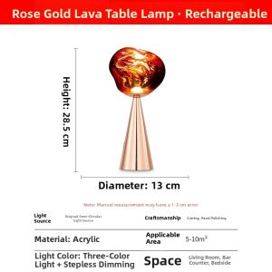 NIOYE | Rechargeable Creative Artistic Bedside Lamp
