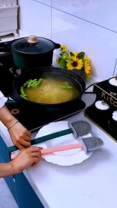 Sendok Saringan Besar Masak Centong Serbaguna Penyaring Masakan Mie Spageti Premium