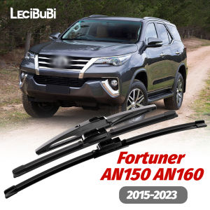 1set Front & Rear Windshield Wiper Blades Windscreen Wipers For Toyota Fortuner AN150 AN160 2015-2023 2016 2017 2018 Accessories